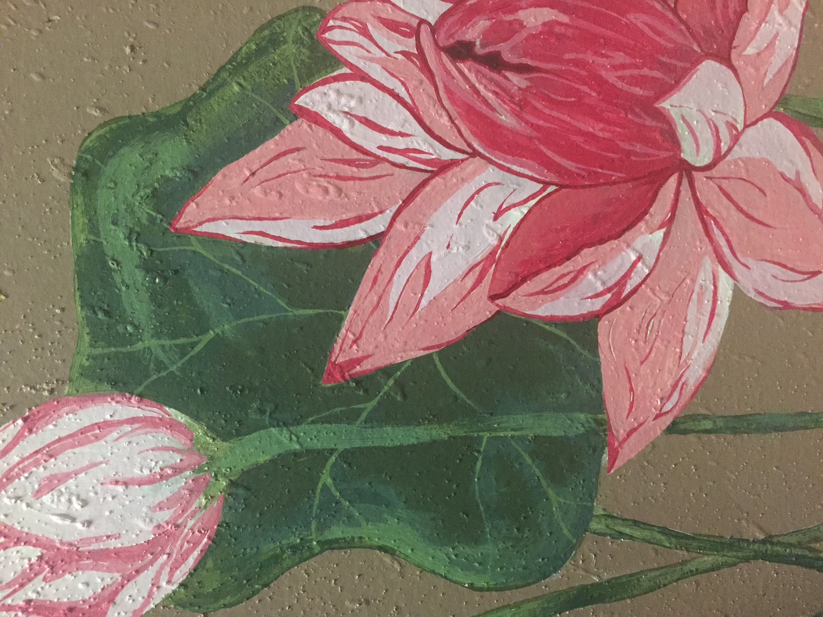 Lotus mural, view 12.